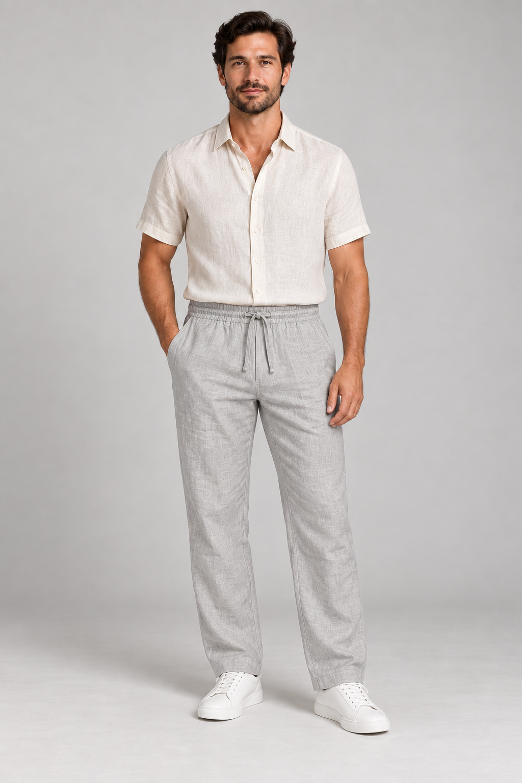 Men's Linen Casual Pants
